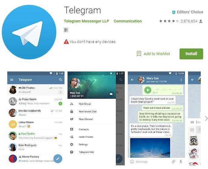 包含Telegram聊天软件下载的词条