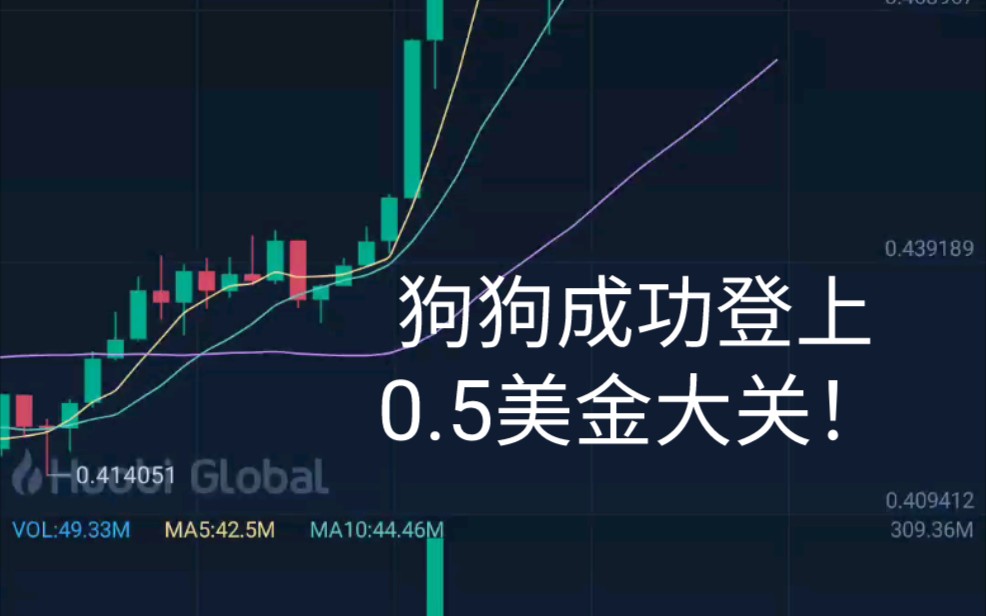 狗狗币历史价格表一览(狗狗币历史最高价03元)