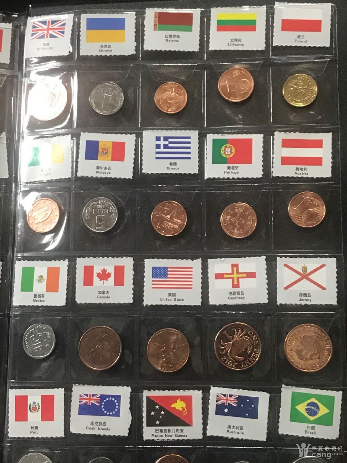 使用多种货币的国家(各个国家使用的货币名称)