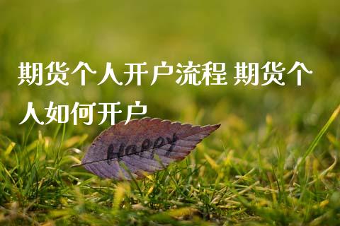 个人如何交易期货(期货怎么玩新手入门)