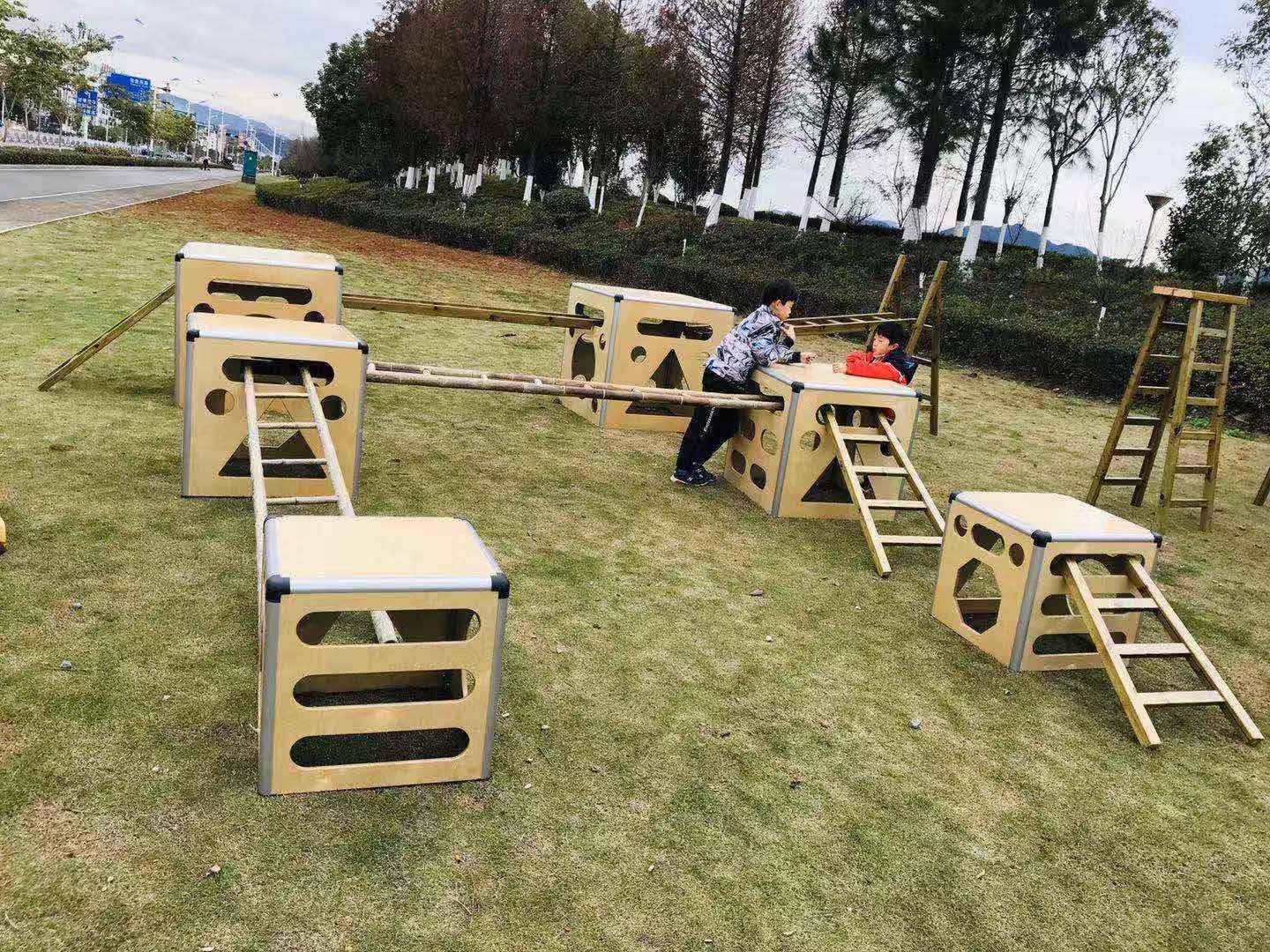 安吉梯子主题活动-安吉游戏梯子玩法和规则图片