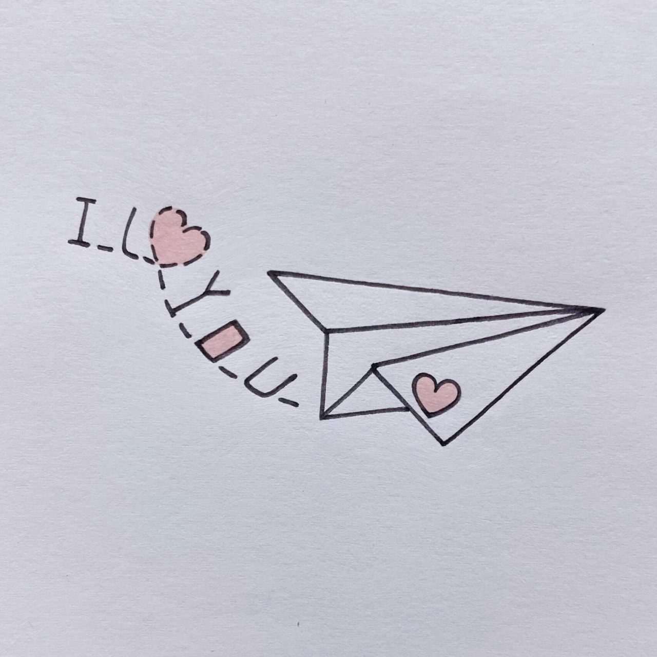 纸飞机的简笔画简单漂亮-纸飞机的简笔画 简单漂亮